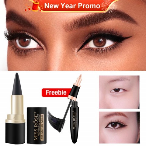 Waterproof quick-drying eyeliner - free mascara