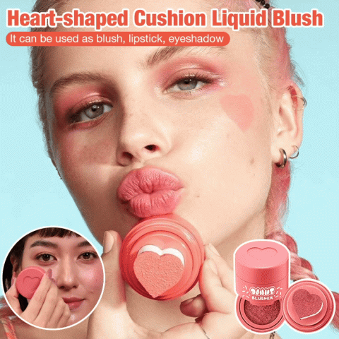 Heart-shaped Cushion Liquid Blush