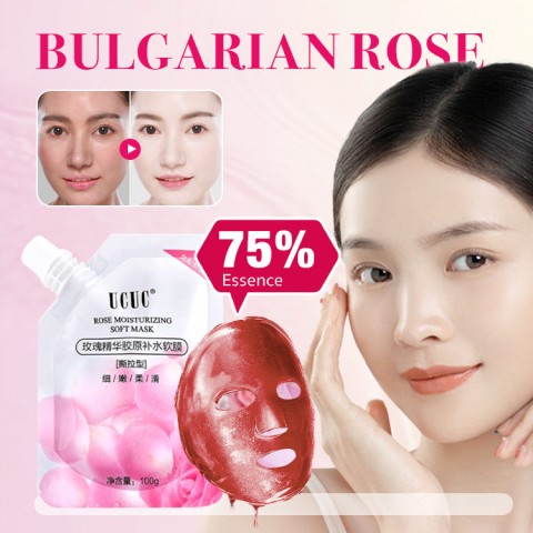 Rose Soft Mask For beauty salons - Moisturizing, whitening and brightening