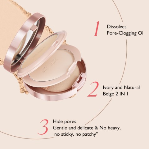  Ellen Ella 2 in 1 Double layer powder