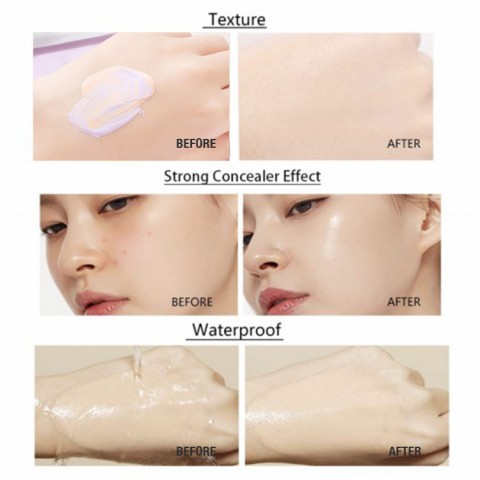 2in1 Double Tube Poreless BB Cream Isolation