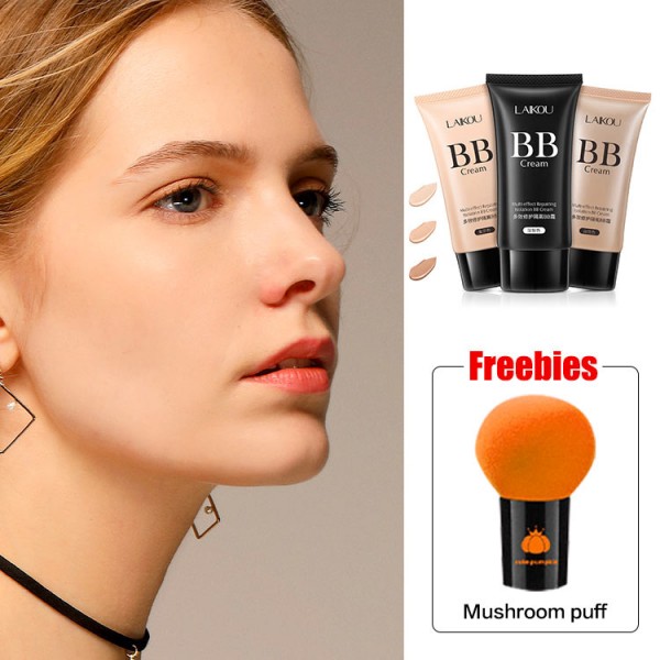 3-color Nude Makeup Moisturizing And Concealing Liquid Foundation BB Cream