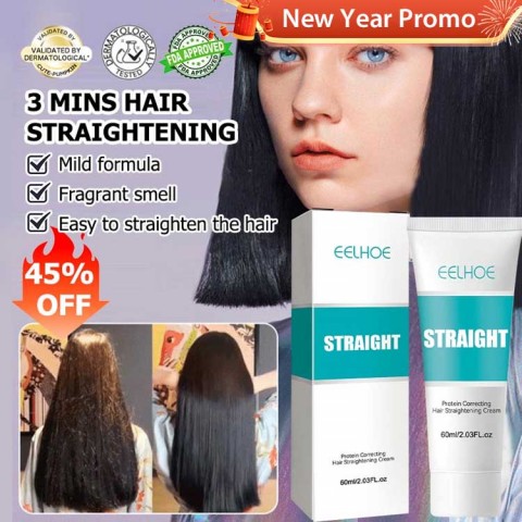 Keratin Treatment Hair Straightening Cream-Use once to maintain 3-6 months