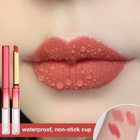 Double-head raincoat lipstick