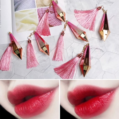 Diamond-Shaped Waterproof  3 Value Tassel Lipstick Combination