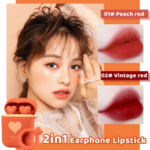 Waterproof Long Lasting Velvet Moisturizing lip stain Earphone 