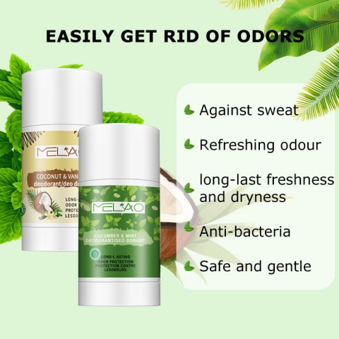 Body odor removal deodorant brightening stick