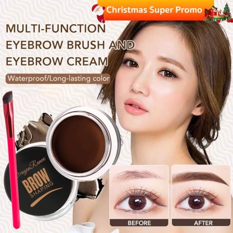 MULTI-FUNCTION EYEBROW BRUSH AND EYEBROW CREAM