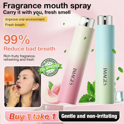 Rotating mouth freshener