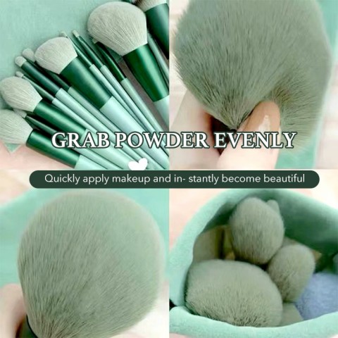 New full set of 13 makeup brushes