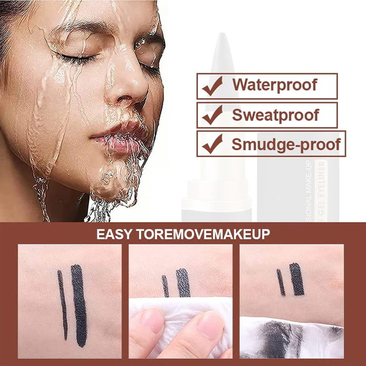 Christmas Sale Buy 1 Take 1 - Waterproof Matte Quick-dry Eyeliner - Silky smooth application in just one second - Lasts up to 12h, smudge-proof and ultra-smooth